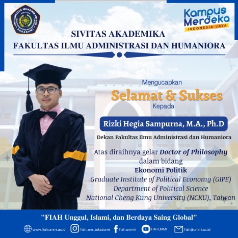 Congratulations & Success on Obtaining a Doctoral Degree in Political Economy Congratulations & Success on Obtaining a Doctoral Degree in Political Economy