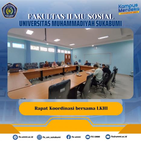Coordination Meeting with UMMI International Relations Cooperation Agency Coordination Meeting with UMMI International Relations Cooperation Agency