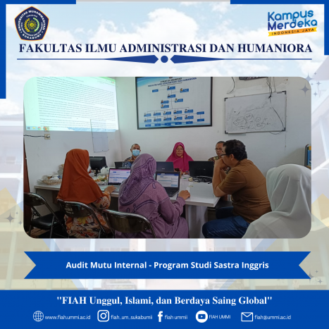 Internal Quality Audit of the X Cycle of the English Literature Study Program Internal Quality Audit of the X Cycle of the English Literature Study Program