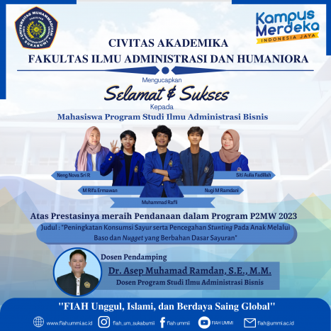 Qualified to receive the 2023 Student Entrepreneurial Development Program (P2MW) Funding Qualified to receive the 2023 Student Entrepreneurial Development Program (P2MW) Funding