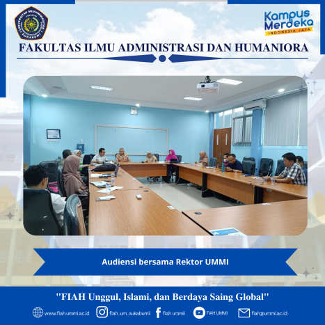 Audience meeting with the Chancellor of UMMI discussed the International Accreditation agenda. Audience meeting with the Chancellor of UMMI discussed the International Accreditation agenda.