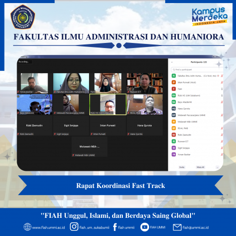 Fast Track Coordination Meeting Fast Track Coordination Meeting