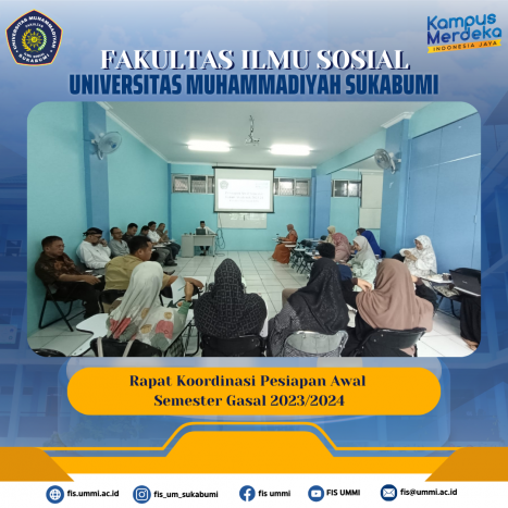Coordination Meeting for Preparation for the Beginning of the 2023/2024 Odd Semester Coordination Meeting for Preparation for the Beginning of the 2023/2024 Odd Semester