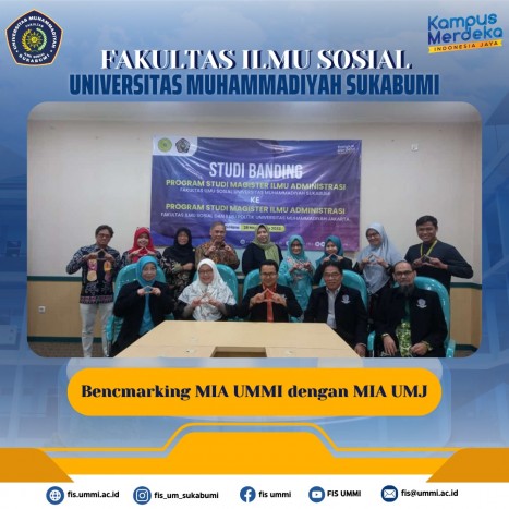 Bencmarking between UMMI Magister Administration Sciences with UMJ Magister Administration Sciences Bencmarking between UMMI Magister Administration Sciences with UMJ Magister Administration Sciences