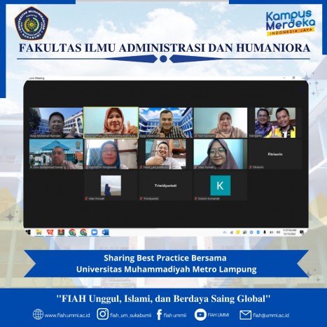 Aharing Best Practice with UM Metro Lampung Aharing Best Practice with UM Metro Lampung