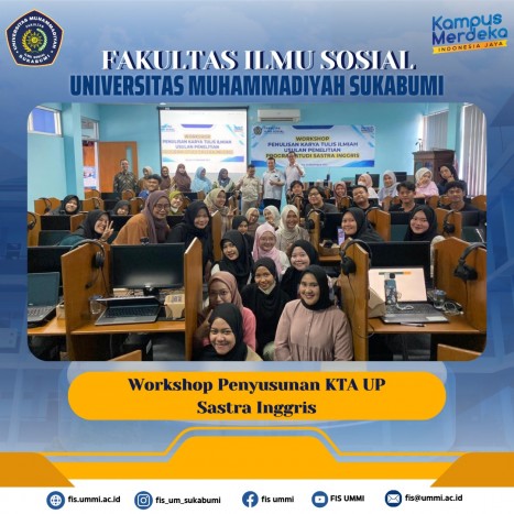 Workshop on Writing Scientific Papers for the English Literature Study Program Workshop on Writing Scientific Papers for the English Literature Study Program